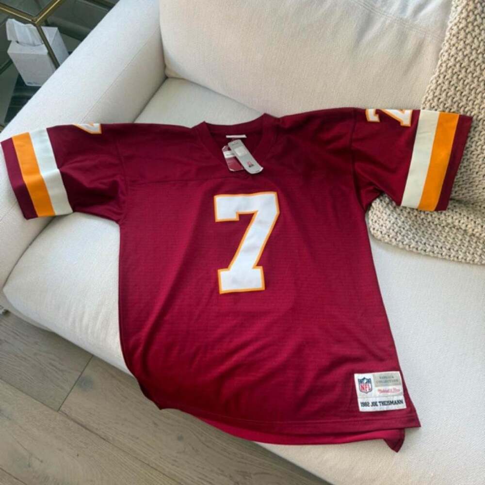 Nfl washington joe theismann burgundy NWT Size 44L